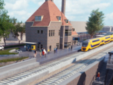 Afbeelding met buitenshuis, hemel, gebouw, boom