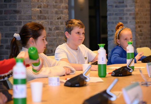 Kinderen in de raadszaal