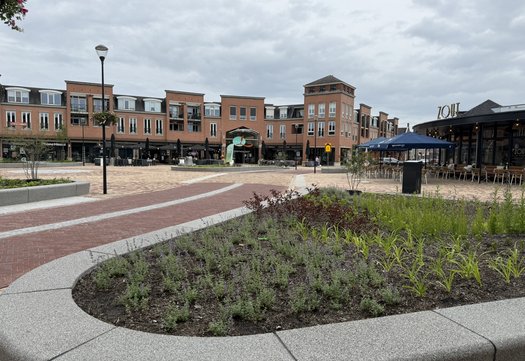 Wilhelminaplein met zicht op Laverije