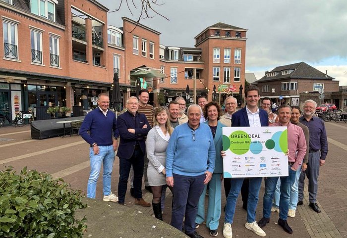 Ondernemers op het Wilhelminaplein Rijen