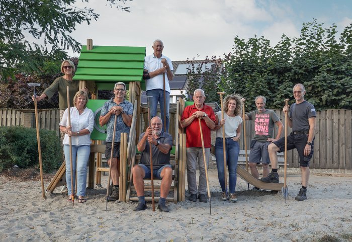 Leden van buurtvereniging De Kinderkopkes Molenschot