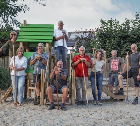Leden van buurtvereniging De Kinderkopkes Molenschot