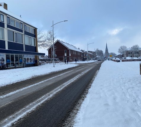 sneeuw Rijen