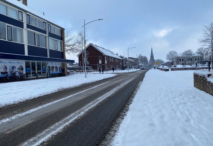 sneeuw Rijen
