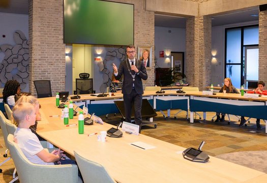 Applaus in de raadszaal